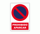 Señal prohibido aparcar